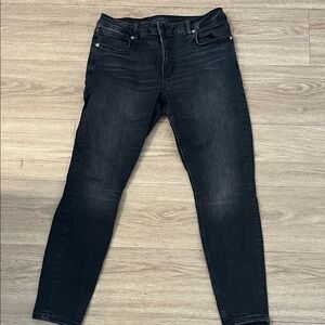 All Saints Women's Black Skinny Jeans - Faded Black Wash